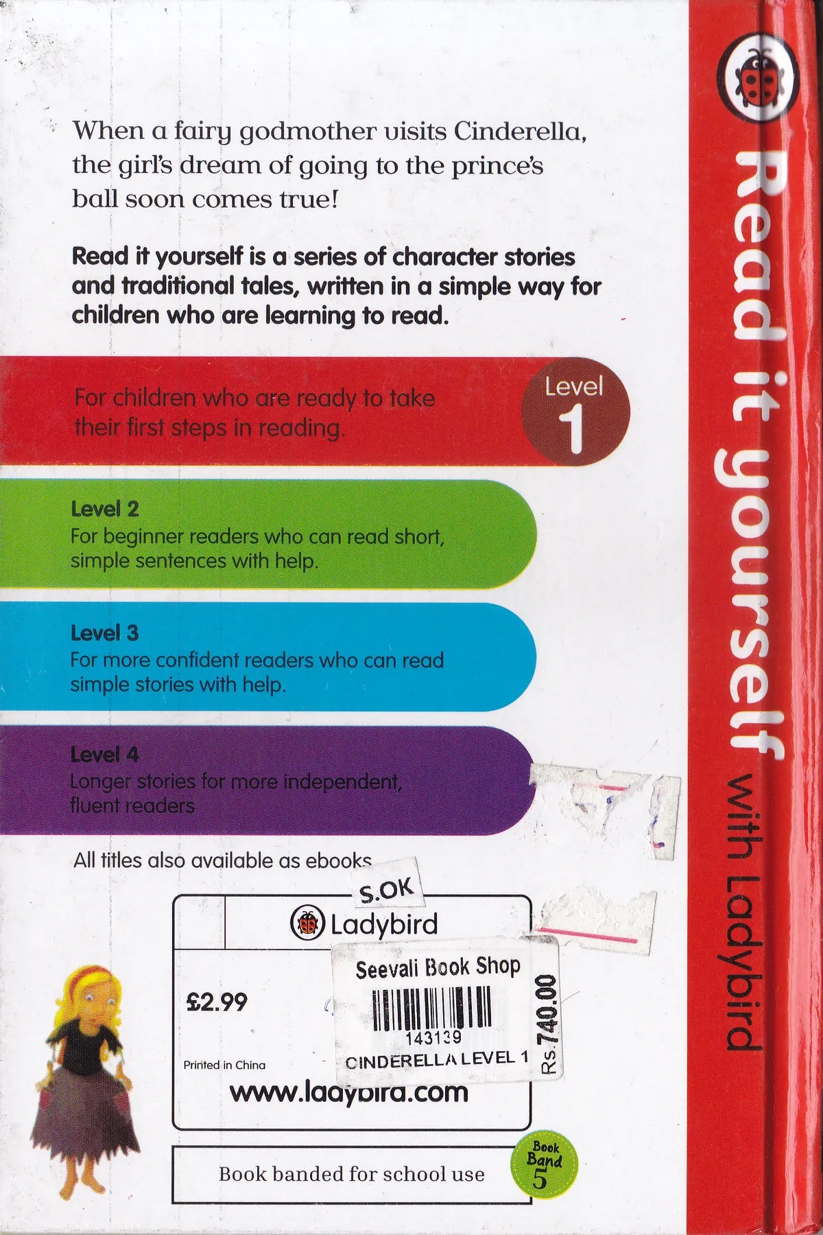 Cinderella - Read It Yourself With Ladybird Level 1