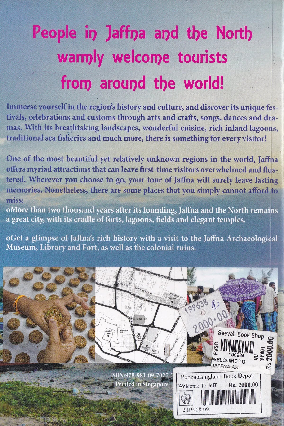 The book Welcome to Jaffna and the North