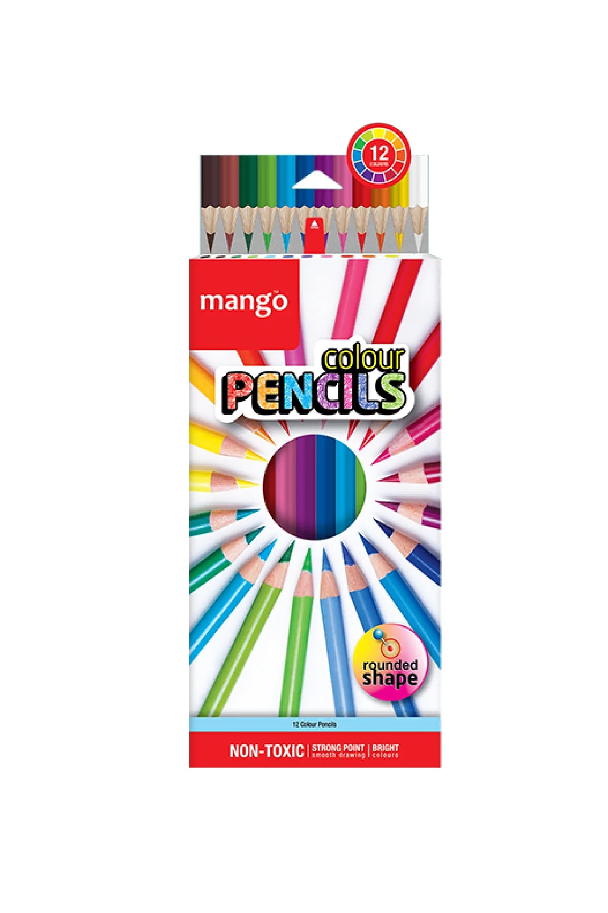 Mango 12 Colour Pencils