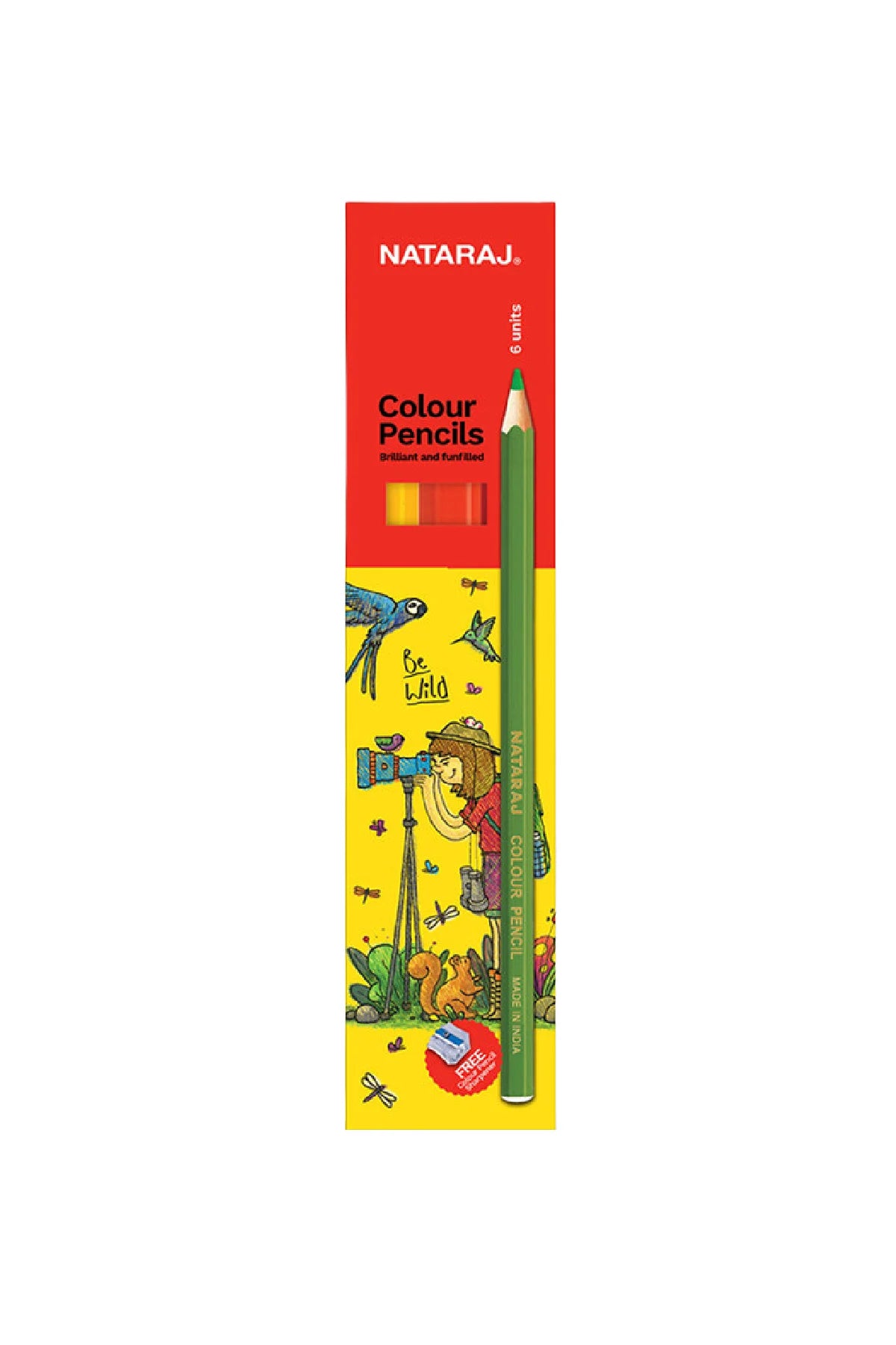 Nataraj Colour Pencil 6 Piece
