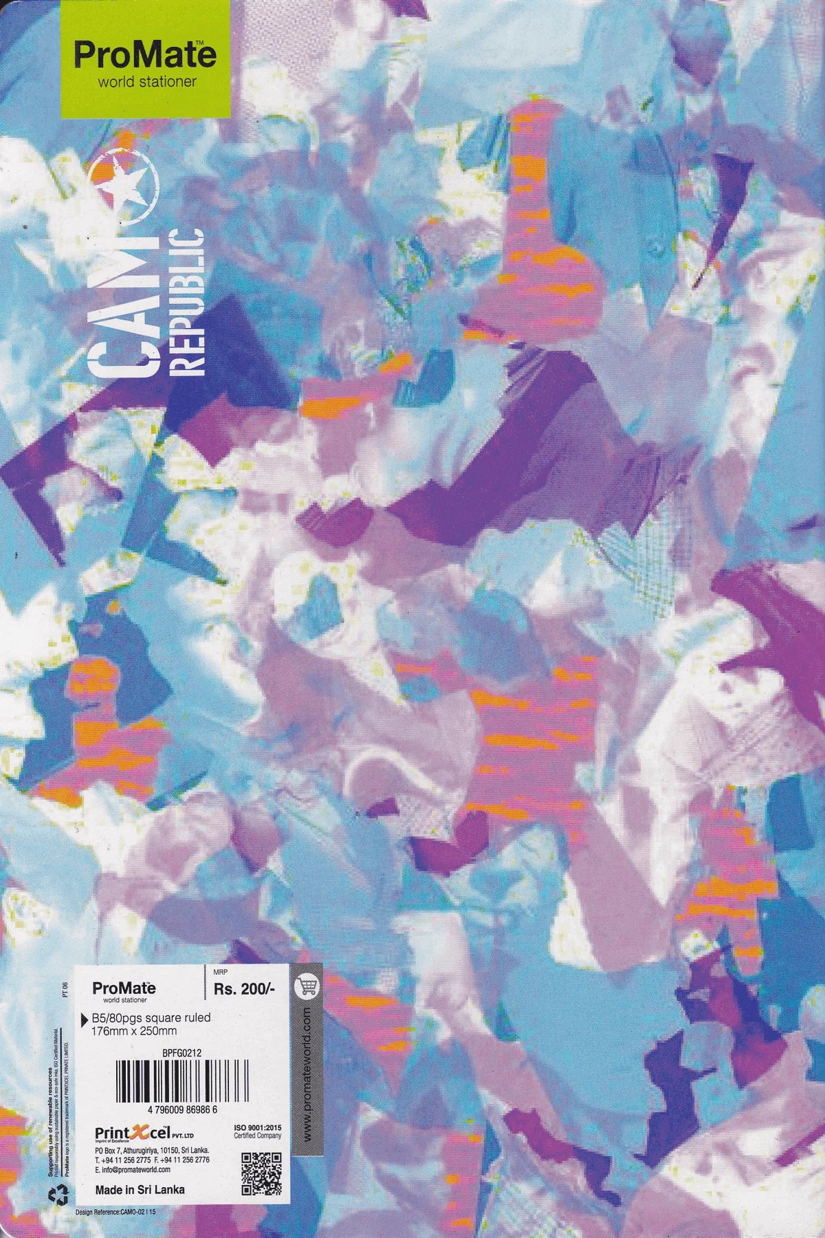 ProMate B5 Square Ruled 80 Pages