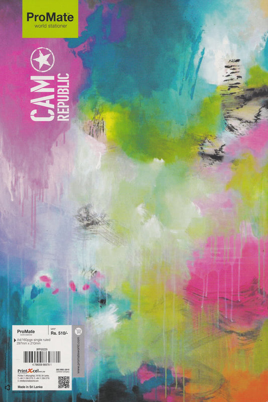 ProMate A4 Single Ruled 160 Pages