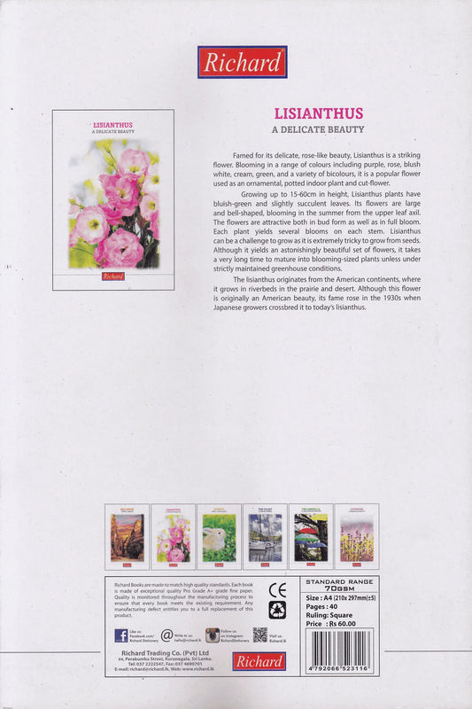 Richard CR Square Ruled 40 Pages