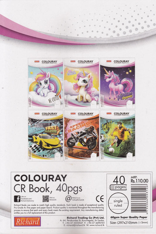 Richard CR Single Ruled 40 Pages