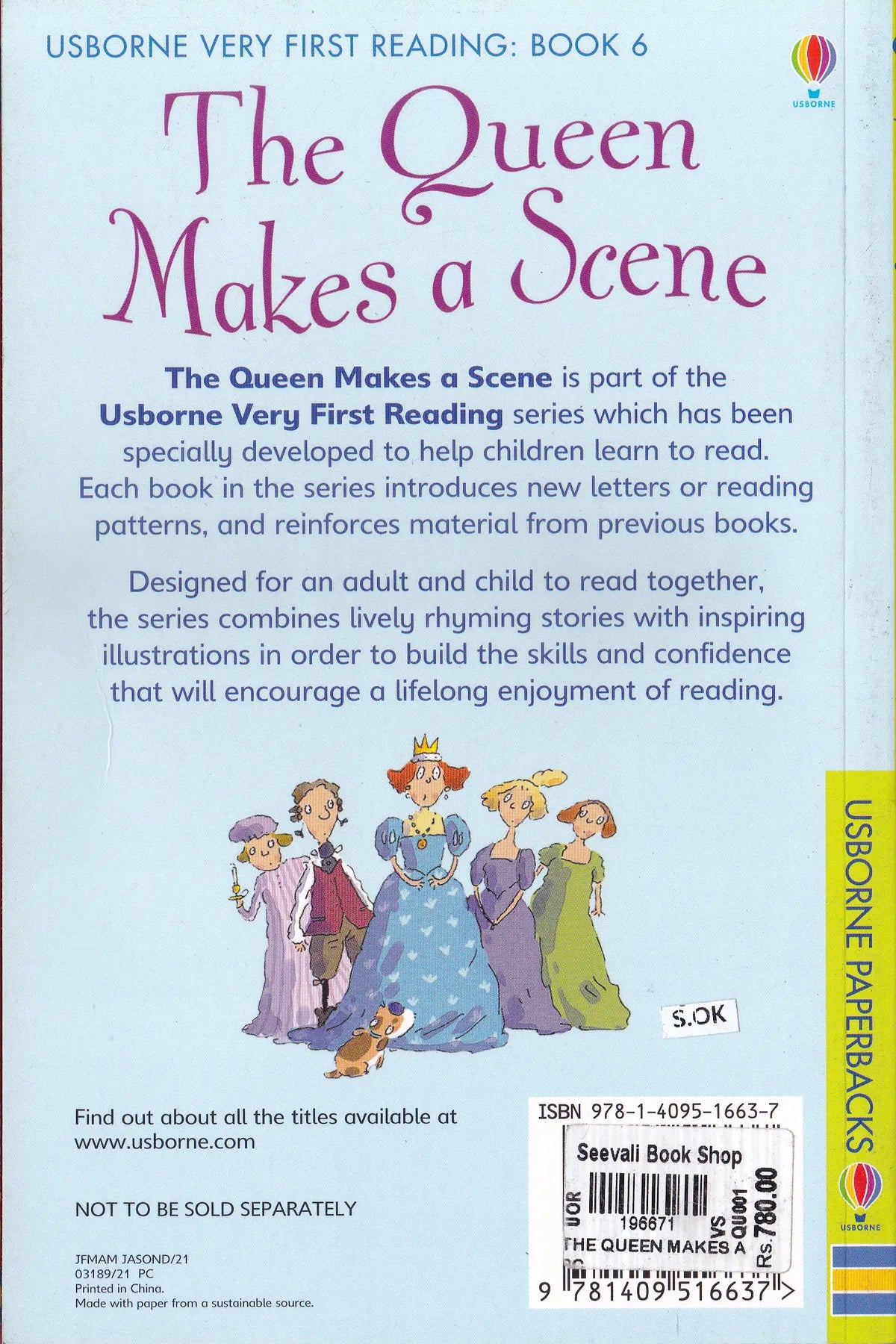 The Queen Makes a Scene – Usborne Very First Reading