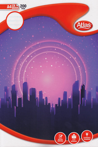 Atlas CR Single Rule 200 Pages – Seevali Bookshop (Pvt) Ltd