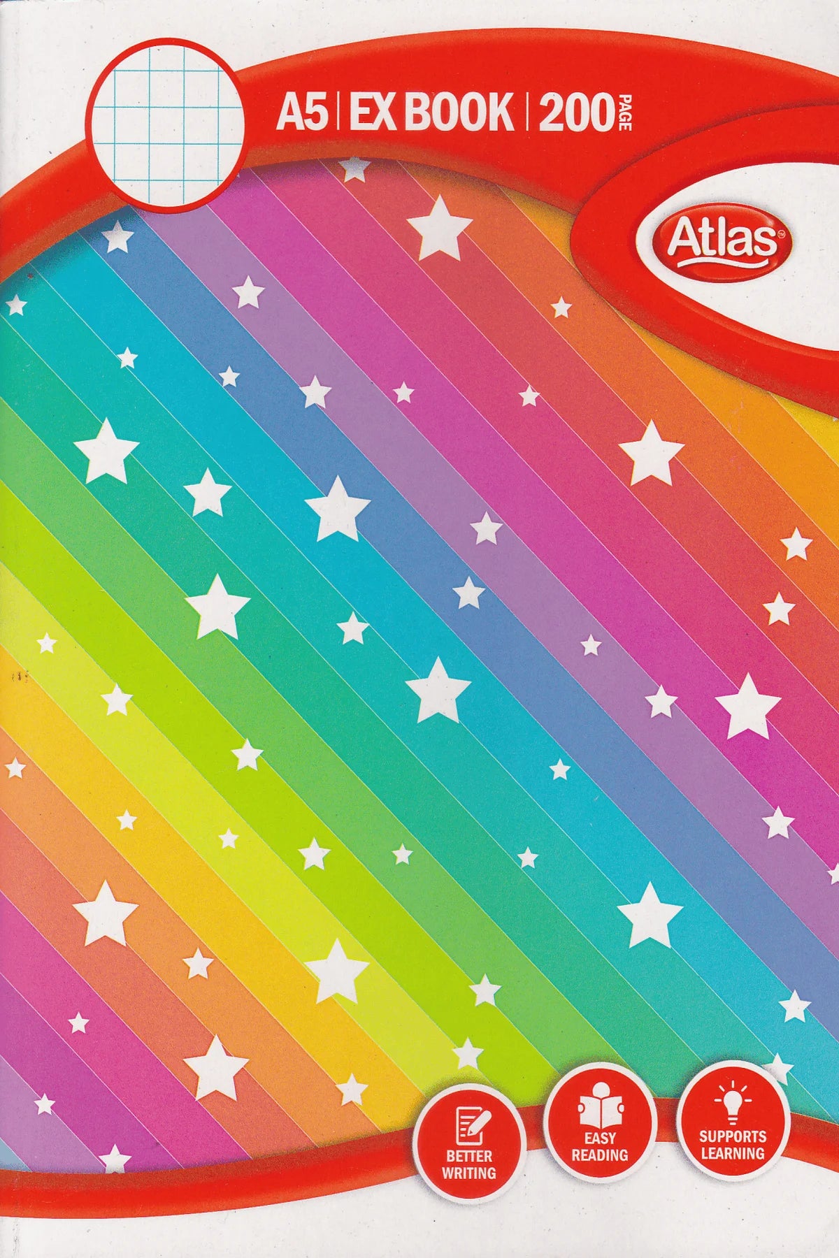 Atlas Ex Book Square Ruled 200Pages