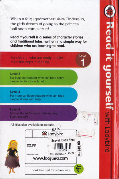 Cinderella - Read It Yourself With Ladybird Level 1