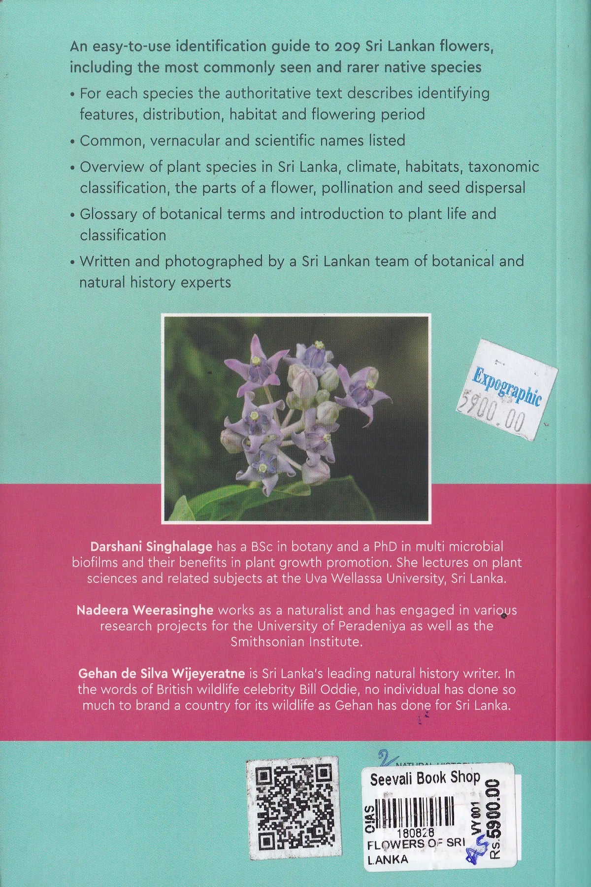 Naturalist’s Guide to the Flowers of Sri Lanka