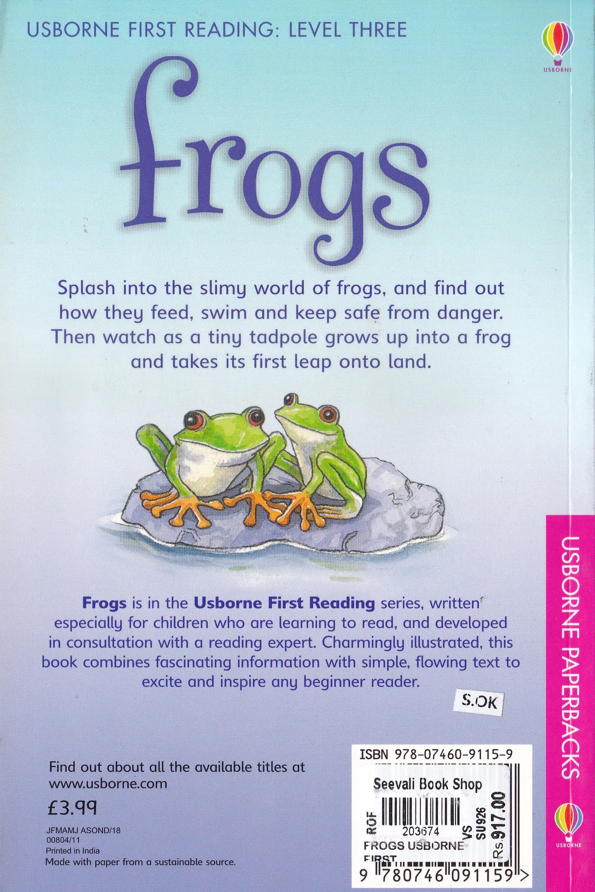 Frogs - Usborne First Reading