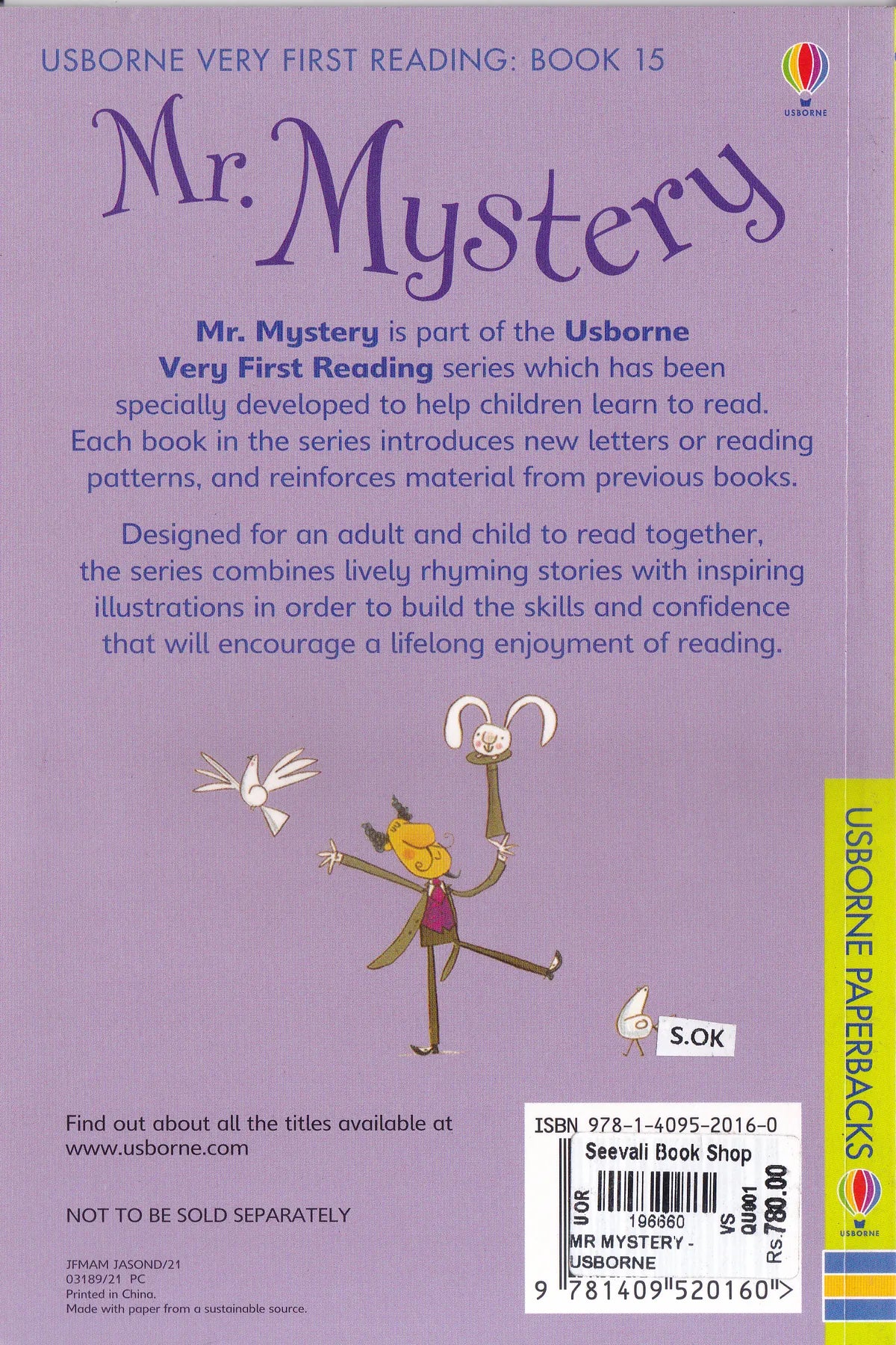 Mr Mystery -Usborne Very First Reading