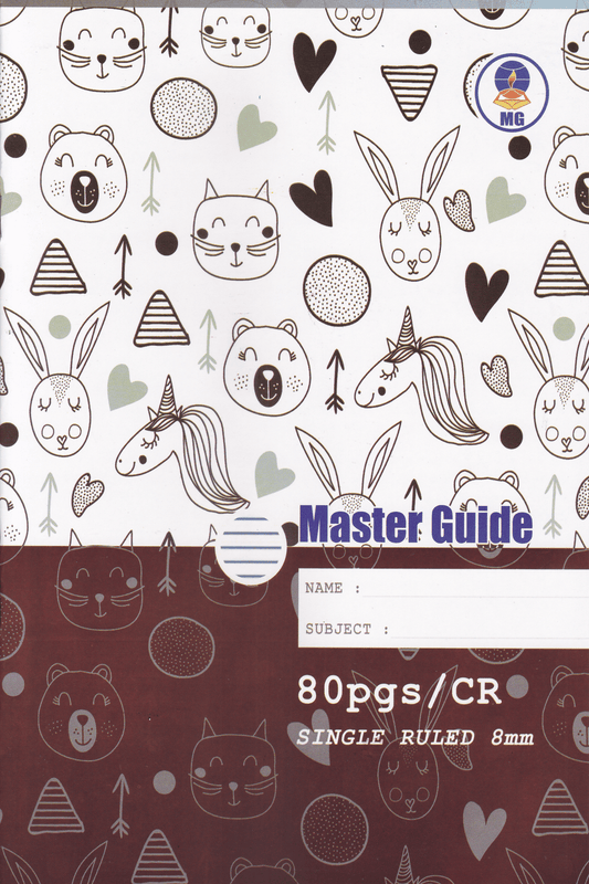 Master Guide CR Single Ruled 80 Pages