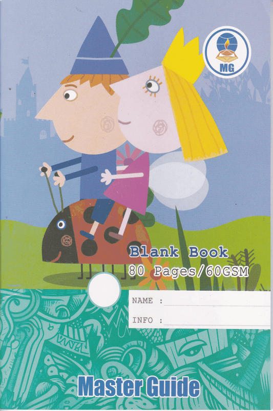 Master Guide Blank Book 80 Pages