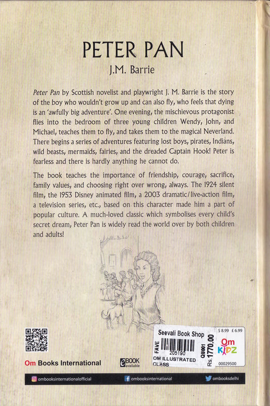 Peter Pan-Om Illustrated Classics for Kids