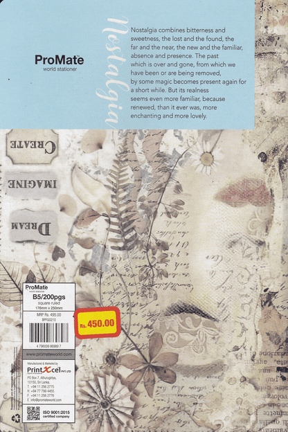 ProMate B5 Square Ruled 200 Pages