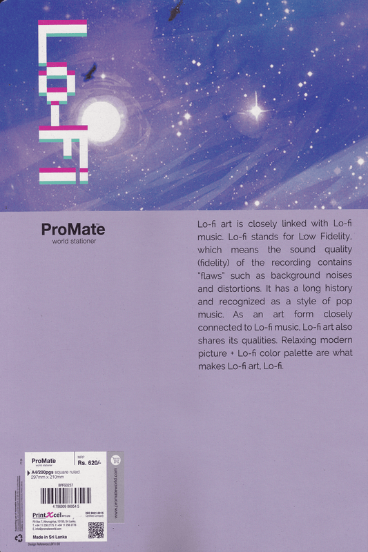 ProMate A4 Square Ruled 200 Pages
