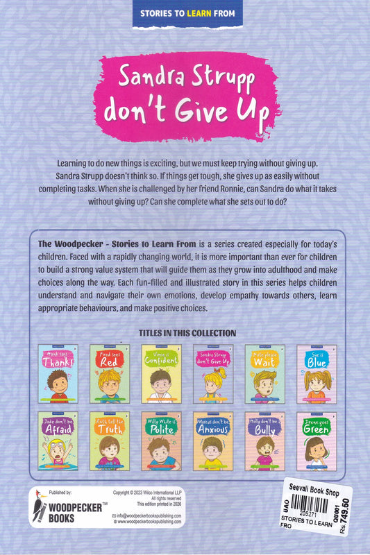 Sandra Strupp, Don't Give Up