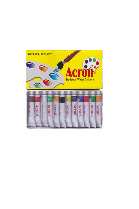 Water Colour (Acron) 12 Colours Pixy Pack